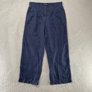 M&S Collection Linen Pants Womens‎ 18 Neutral Elastic Waist Summer Minimalist